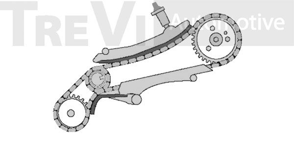 TREVI AUTOMOTIVE Sadales vārpstas piedziņas ķēdes komplekts KC1002